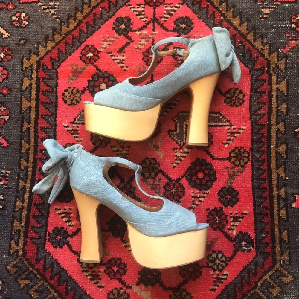 Wildfox x Jeffrey Campbell Dallas platforms